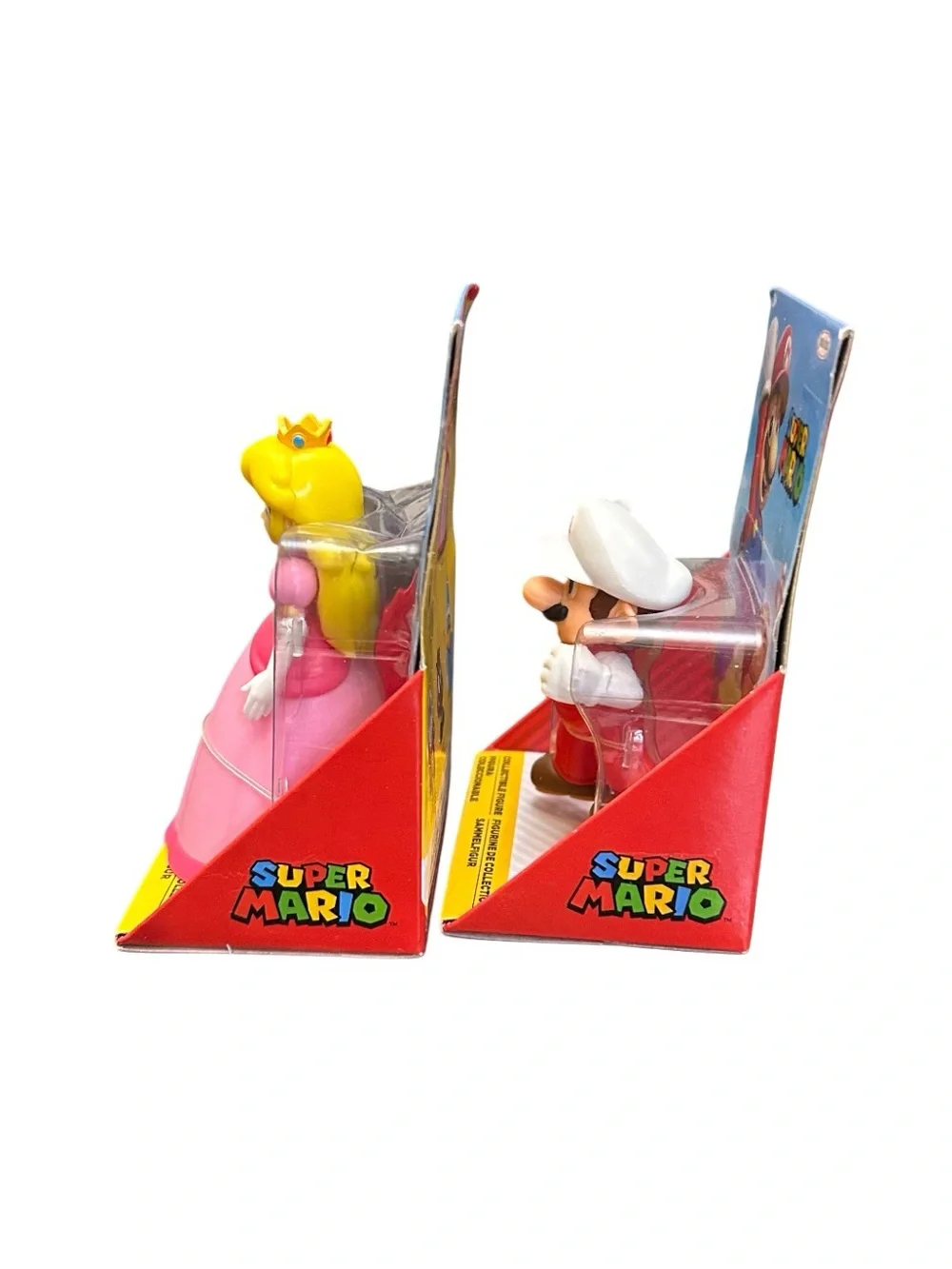 Super Mario Mini Action Figure Set Jakks Pacific Nintendo Princess Peach New